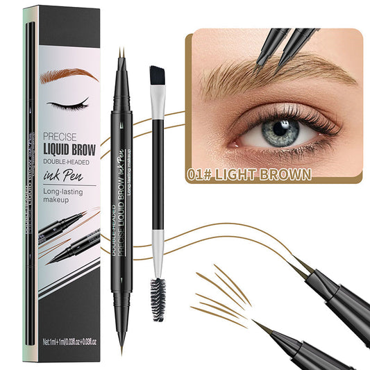 ✨Kaufen Sie 1 und erhalten Sie 1 gratis🔥Neujahrsangebot 2025🔥 2-in-1-Microblading-Augenbrauenstift mit zwei Enden