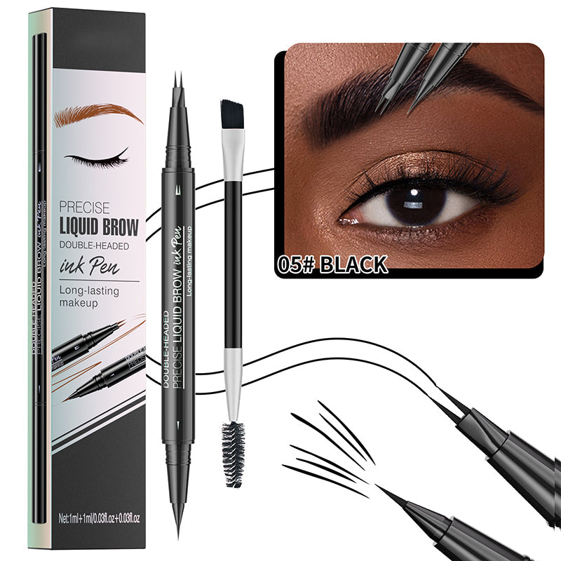 ✨Kaufen Sie 1 und erhalten Sie 1 gratis🔥Neujahrsangebot 2025🔥 2-in-1-Microblading-Augenbrauenstift mit zwei Enden