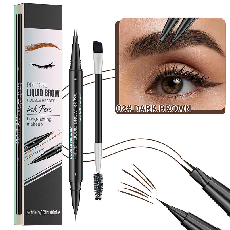 ✨Kaufen Sie 1 und erhalten Sie 1 gratis🔥Neujahrsangebot 2025🔥 2-in-1-Microblading-Augenbrauenstift mit zwei Enden