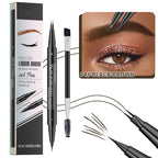 ✨Kaufen Sie 1 und erhalten Sie 1 gratis🔥Neujahrsangebot 2025🔥 2-in-1-Microblading-Augenbrauenstift mit zwei Enden