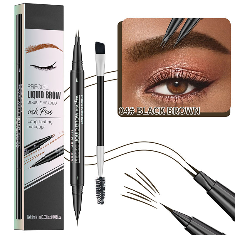 ✨Kaufen Sie 1 und erhalten Sie 1 gratis🔥Neujahrsangebot 2025🔥 2-in-1-Microblading-Augenbrauenstift mit zwei Enden