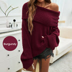 🎅Kleidung für das neue Jahr🎄Modischer lockerer einfarbiger Pullover