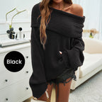 🎅Kleidung für das neue Jahr🎄Modischer lockerer einfarbiger Pullover