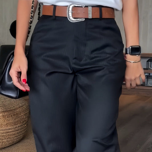 🌟Lässige, gerade Blazerhose für Damen mit hoher Taille🔥
