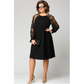 🎉Lace splicing is beautifully fried! Limited Sale round neck long sleeve dress, delicate and gentle