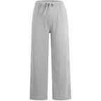🌸Damen Sommer Baumwolle Leinen Weite Hosen😍-10