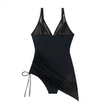 🌷Sommer Heißer Verkauf-50% Rabatt🍧Schlankmachender transparenter Sarong-Wickel-Badeanzug aus Netzstoff👙