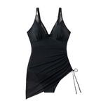 🌷Sommer Heißer Verkauf-50% Rabatt🍧Schlankmachender transparenter Sarong-Wickel-Badeanzug aus Netzstoff👙