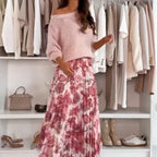 📣 50% RABATT!!!🌸👗Set: Oberteil mit süßer Schleife am Rücken und Tüllrock--Rifiorire