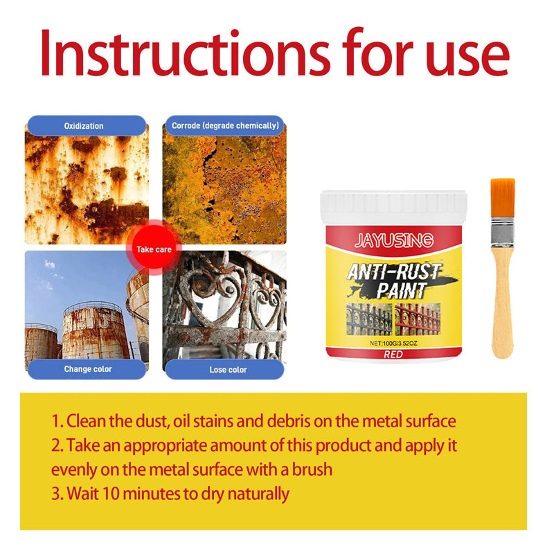 Weatherproof Rust Converter Paint for Metal-2