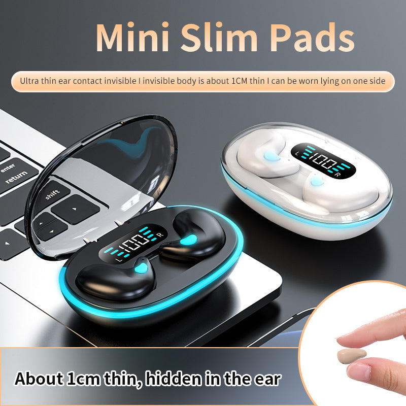 Mini Noise-Canceling Ultra-Thin Long Battery Life Sleep Earphones-3