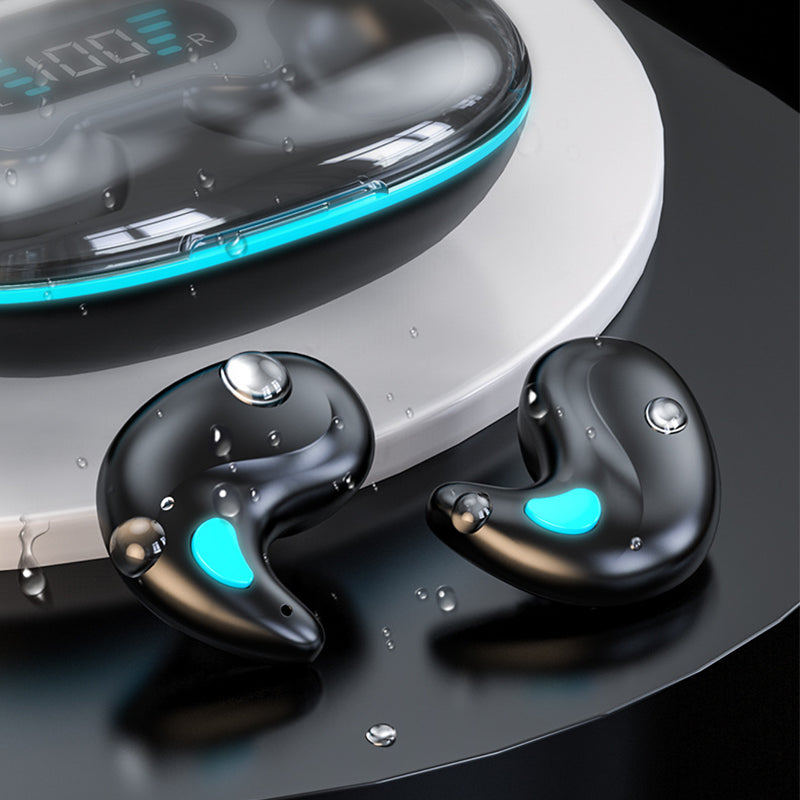 Mini Noise-Canceling Ultra-Thin Long Battery Life Sleep Earphones-5