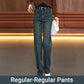 Women’s Versatile Loose Fit Straight Jeans-11