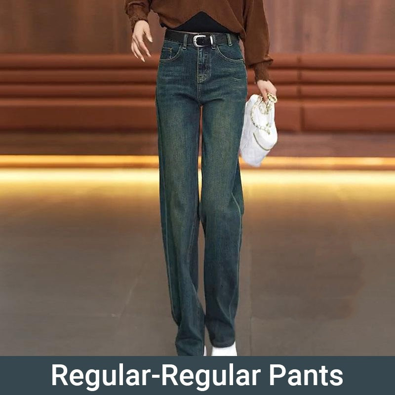 Women’s Versatile Loose Fit Straight Jeans-11