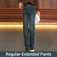 Women’s Versatile Loose Fit Straight Jeans-13