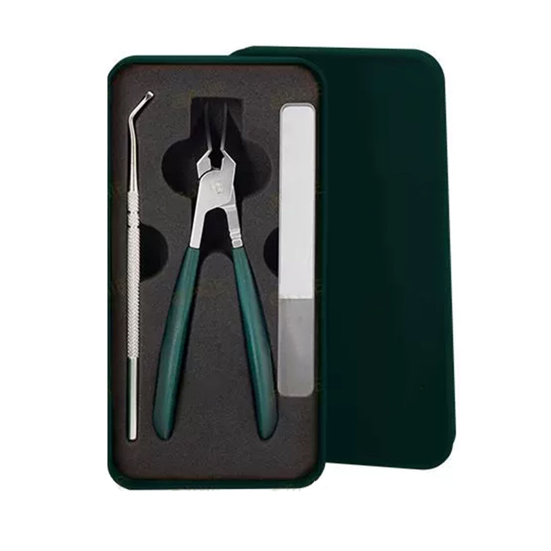 🔥2025 Heißer Verkauf 50% Rabatt🔥Anti-Splash 25 ° Slant Edge Nagel Clipper 3-teiliges Set✨