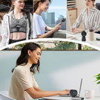 🌞Hot Sale 50% OFF🎁 ❄️Summer Savior A Hand-sized Hair Dryer💨5-Speed Foldable Handheld Fan Portable Design, Perfect Summer Companion!