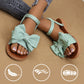 🎁Schnäppchen 50 % RABATT🔥Flache Sandalen mit Schleife für Frauen