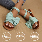 🎁Schnäppchen 50 % RABATT🔥Flache Sandalen mit Schleife für Frauen