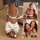 🎁Schnäppchen 50 % RABATT🔥Flache Sandalen mit Schleife für Frauen