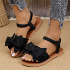 🎁Schnäppchen 50 % RABATT🔥Flache Sandalen mit Schleife für Frauen