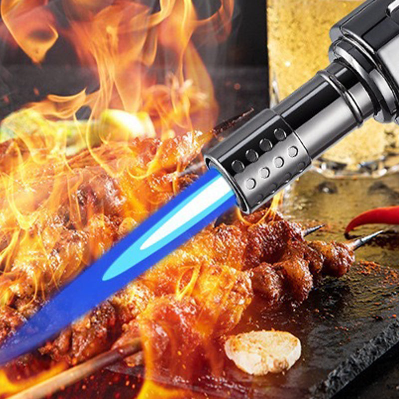 🔥Tragbare, winddichte, nachfüllbare Mehrzweck-Taschenlampe Feuerzeug
