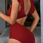 🎁LIMITIERTER HOT SALE 50 % RABATT👗Sexy einteiliger Badeanzug mit Rüschen