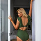 🎁LIMITIERTER HOT SALE 50 % RABATT👗Sexy einteiliger Badeanzug mit Rüschen