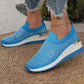✨Lässige Slip-on-Sneakers aus Mesh-Gewebe mit Strasssteinen für Damen