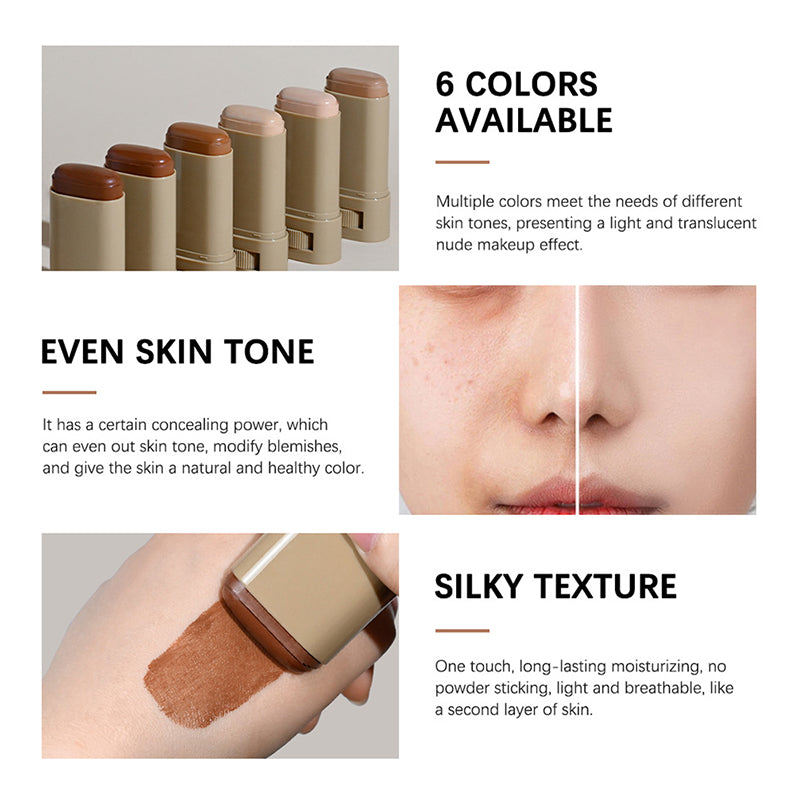 ✨Kaufen Sie 1 und erhalten Sie 1 gratis🌟Feuchtigkeitsspendender und aufhellender Essential Foundation Stick