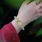 Nischenprodukt aus hochwertigem Hetian-Jade mit Perlenarmband