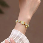 Nischenprodukt aus hochwertigem Hetian-Jade mit Perlenarmband