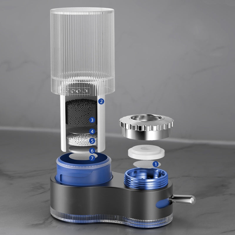 Lösung von Problemen mit der Wasserqualität💧Wasserhahn Wasserreiniger mit Adapter