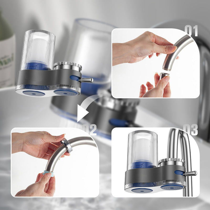 Lösung von Problemen mit der Wasserqualität💧Wasserhahn Wasserreiniger mit Adapter