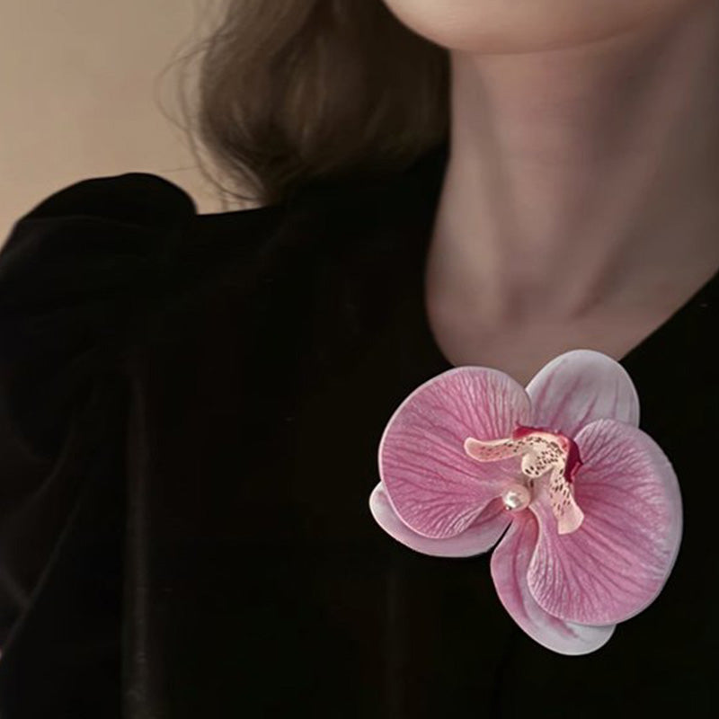 Schmetterling Orchidee Blume Haarspangen