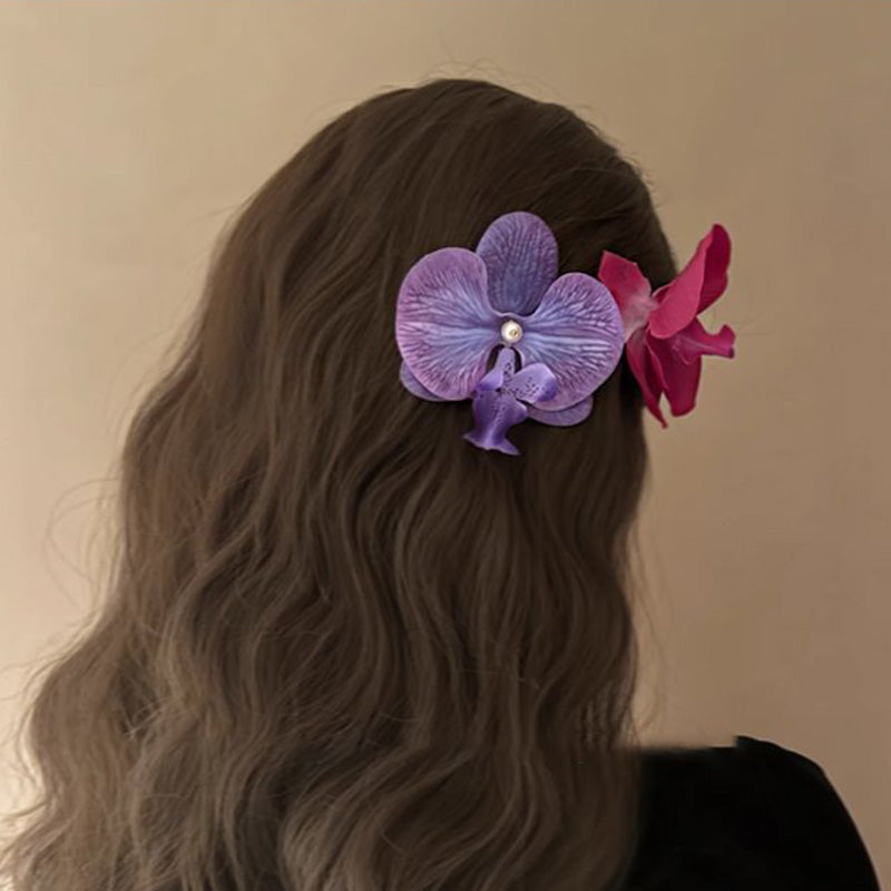 Schmetterling Orchidee Blume Haarspangen