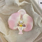 Schmetterling Orchidee Blume Haarspangen