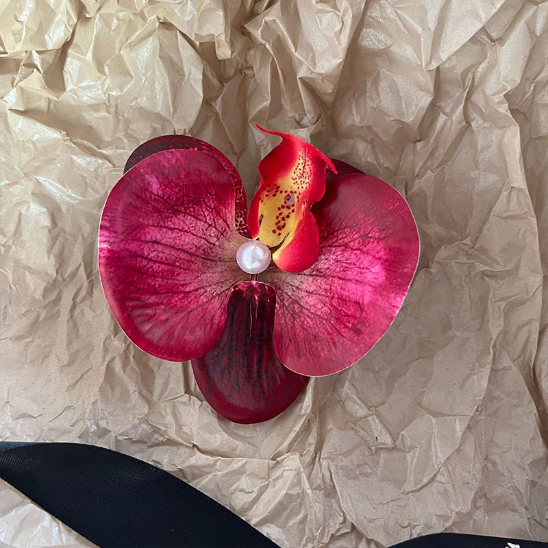 Schmetterling Orchidee Blume Haarspangen