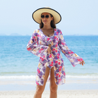 🏖️👙Modisches, mehrfarbig bedrucktes 3-teiliges Bikini-Badeanzug-Set für Damen
