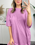 🎁Heißer Verkauf 49% OFF⏳Damen Raw Edge Boxy Tee