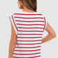 💖Limited Sale 50% OFF💖Women's Fashionable Versatile Striped Sleeveless Top