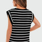 💖Limited Sale 50% OFF💖Women's Fashionable Versatile Striped Sleeveless Top
