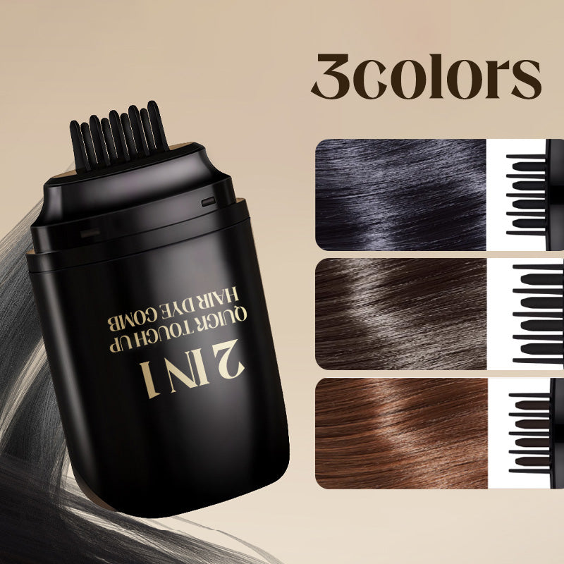 💥Grauhaarentferner👉2-in-1-Kamm zum schnellen Ausbessern von Haarfärbemitteln♀️~💥Zeitlich begrenztes Angebot🔥Kaufen Sie 2 und erhalten Sie 1 gratis!!!! 😎