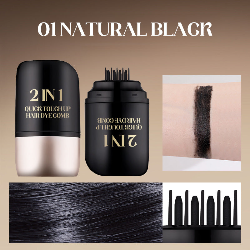 💥Grauhaarentferner👉2-in-1-Kamm zum schnellen Ausbessern von Haarfärbemitteln♀️~💥Zeitlich begrenztes Angebot🔥Kaufen Sie 2 und erhalten Sie 1 gratis!!!! 😎