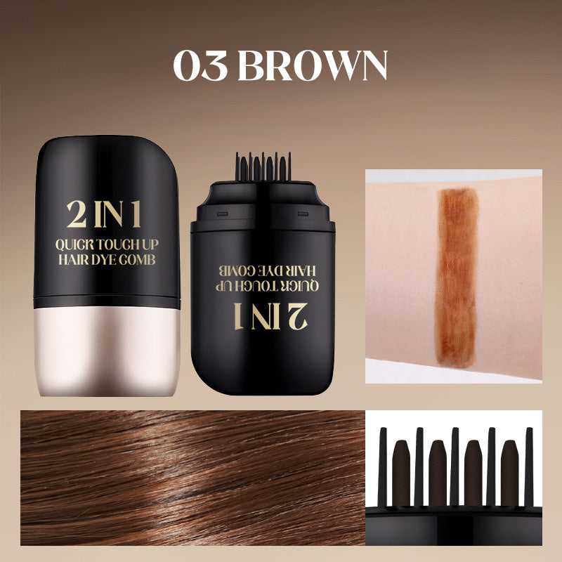 💥Grauhaarentferner👉2-in-1-Kamm zum schnellen Ausbessern von Haarfärbemitteln♀️~💥Zeitlich begrenztes Angebot🔥Kaufen Sie 2 und erhalten Sie 1 gratis!!!! 😎