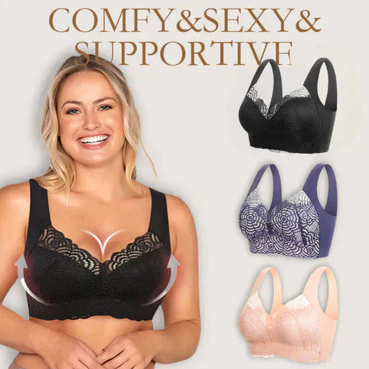 🔥🔥Sommer-Sonderangebot, zeitlich begrenzt, 50% Rabatt🔥🌟Ultimate Lift Stretch Full Shape Seamless Lace Bra (3 PCS)