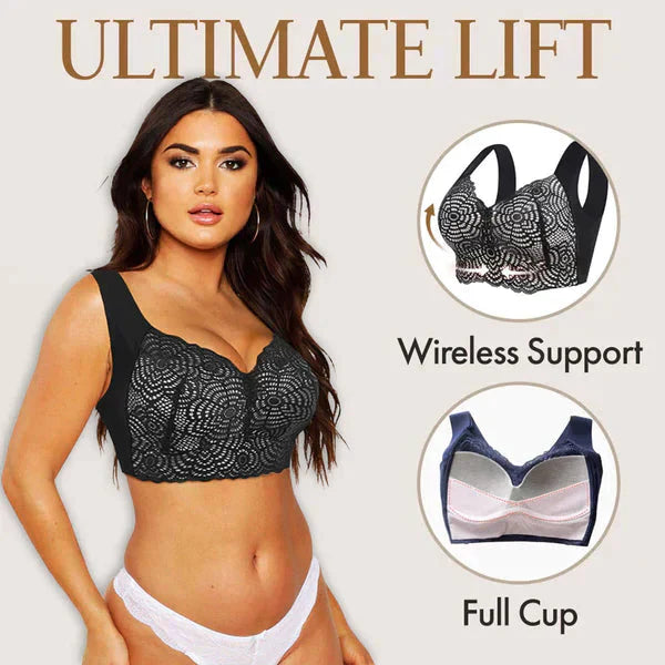 🔥🔥Sommer-Sonderangebot, zeitlich begrenzt, 50% Rabatt🔥🌟Ultimate Lift Stretch Full Shape Seamless Lace Bra (3 PCS)