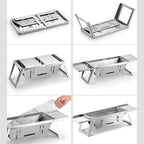 🔥🔥Klappbarer Edelstahl-Grill für draußen💥💥Befristetes Angebot: 50% Rabatt auf Bestellungen