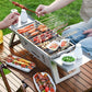 🔥🔥Klappbarer Edelstahl-Grill für draußen💥💥Befristetes Angebot: 50% Rabatt auf Bestellungen