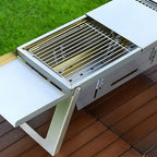 🔥🔥Klappbarer Edelstahl-Grill für draußen💥💥Befristetes Angebot: 50% Rabatt auf Bestellungen
